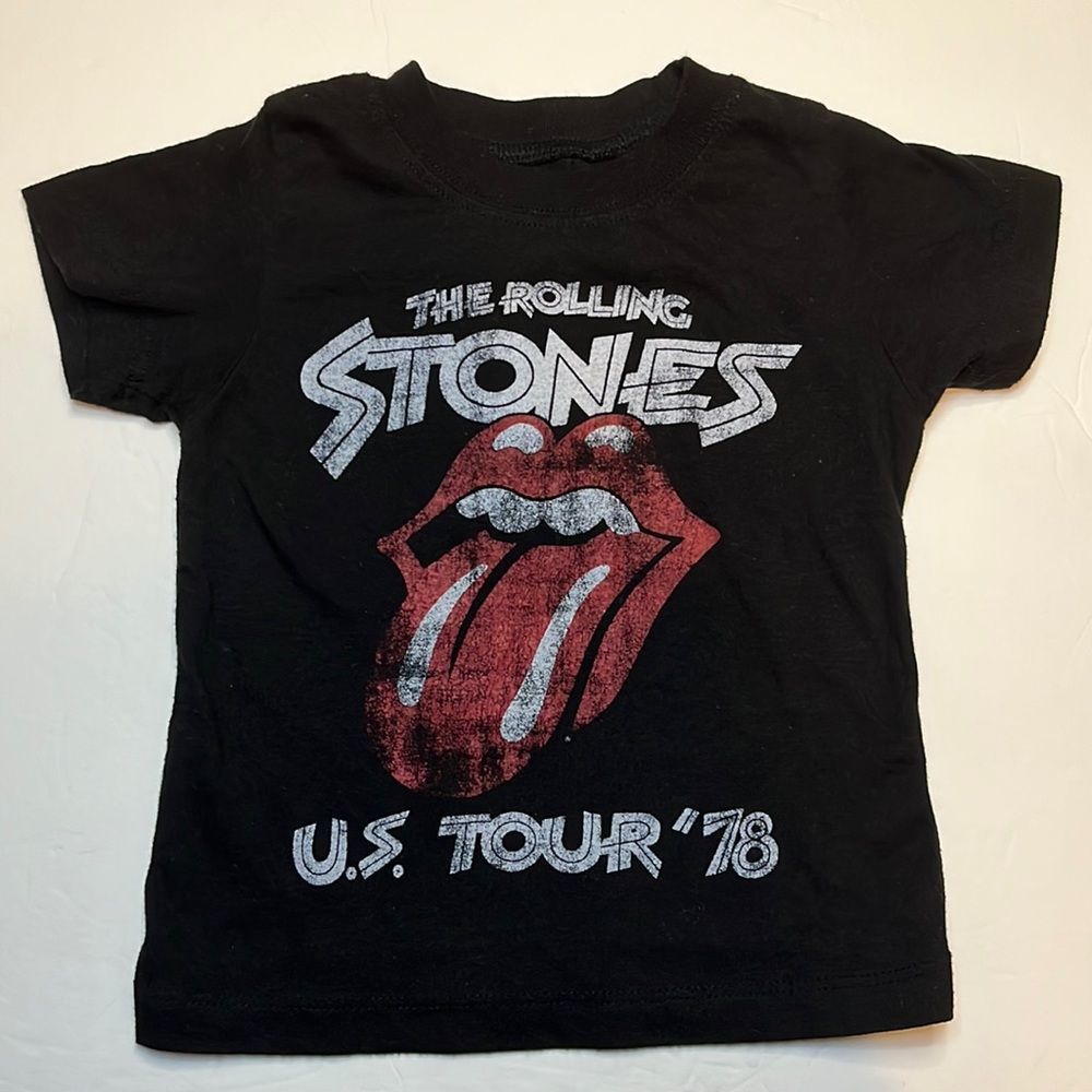 Rolling Stones Baby Tee – 18 Months – Classic Rock Toddler Shirt